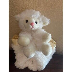 2005 Aurora Baby Lamb Lovey Satin Trim